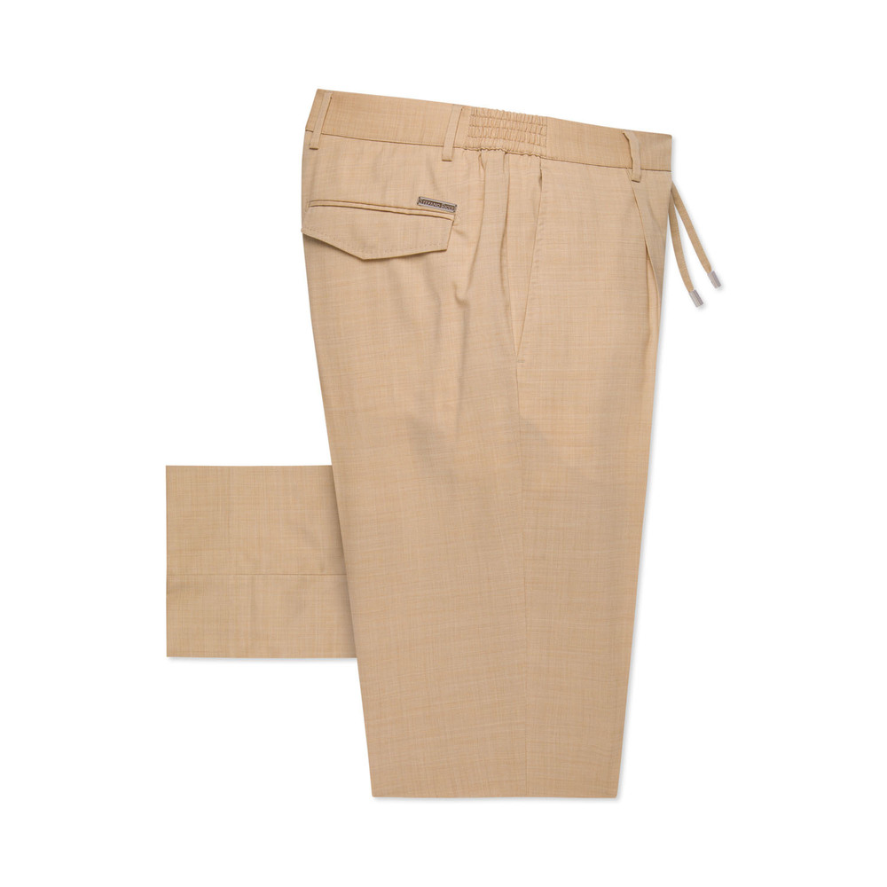 パンツ SEMICOUTURE Virgin wool blend trousers U Wool-Blend Wide-Fit Pants | UNIQLO US