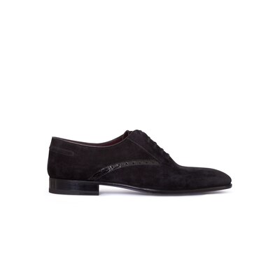 Calfskin suede Oxford shoes by Stefano 