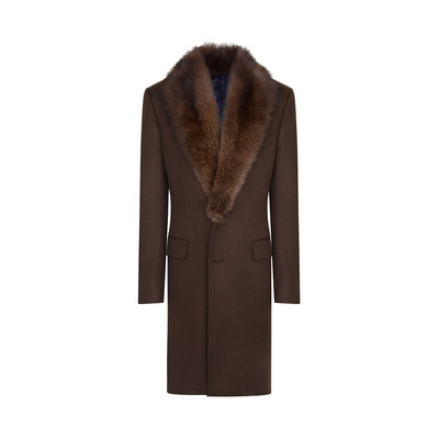 Cashmere and fisher fur coat by STEFANO RICCI | Shop Online