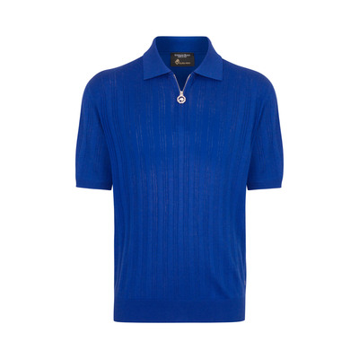 Short sleeve knit polo - White | Benetton